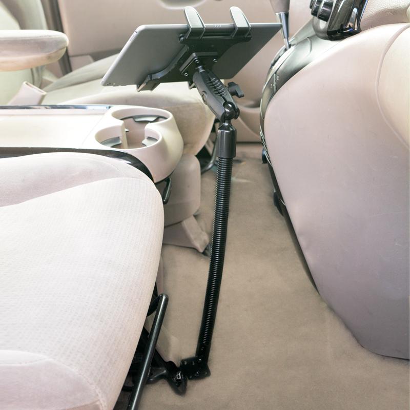 Arkon TAB1RM8825AL Robust Heavy-Duty Car or Truck Seat Rail or Floor Tablet Mount (sku 50215) - BuyBits Ltd UK