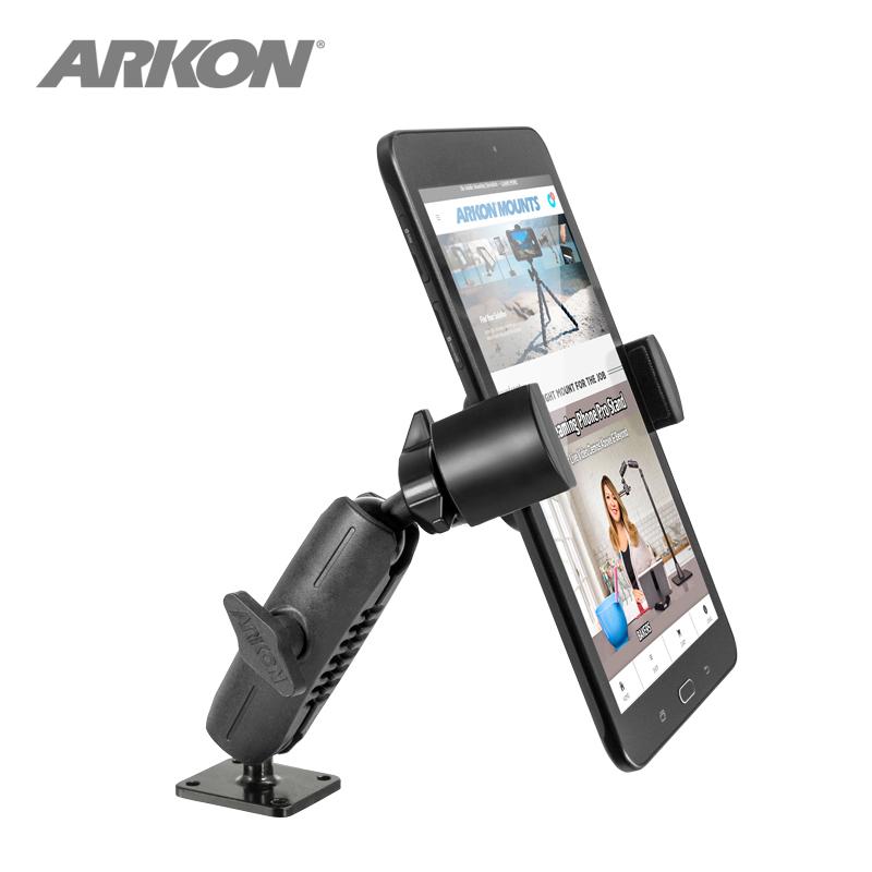 Arkon XLRMAMPSMET RoadVise XL Phone and Midsize Tablet Drill Base Mount (sku 50227) - BuyBits Ltd UK
