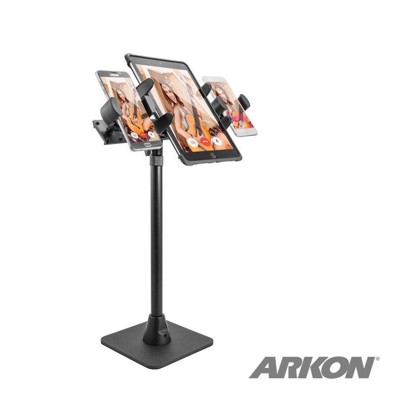 Arkon TWBTRI01 TW Broadcaster TriStreamer Tablet and Dual Phone Countertop or Desk 29-Inch Stand (sku 56036) - BuyBits Ltd UK
