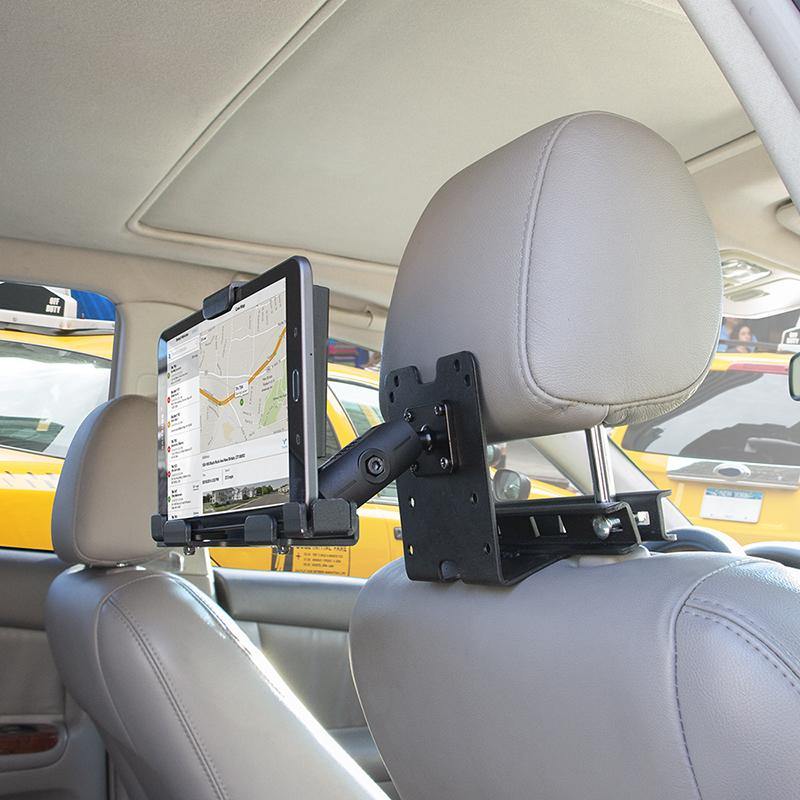Arkon HM009 Taxi Headrest Tablet Mobile Printer Payment Terminal Mount - 4-Hole AMPS Compatible (sku 56026) - BuyBits Ltd UK