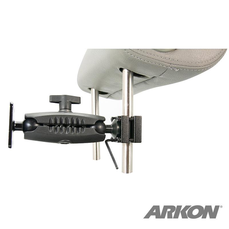 Arkon RMHM4AMPS Robust Car Headrest Mount with Metal 4-Hole AMPS Head and Security Hardware (sku 55952) - BuyBits Ltd UK