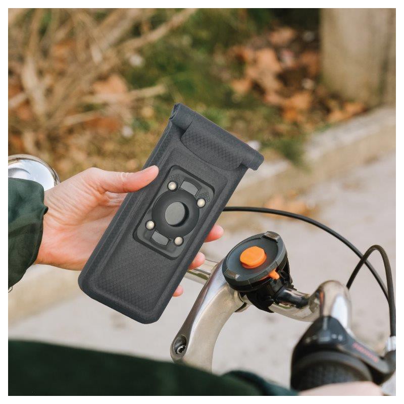 Compact Crossbar mount &amp; TiGRA U Pouch Universal Phone Holder (sku 45556)