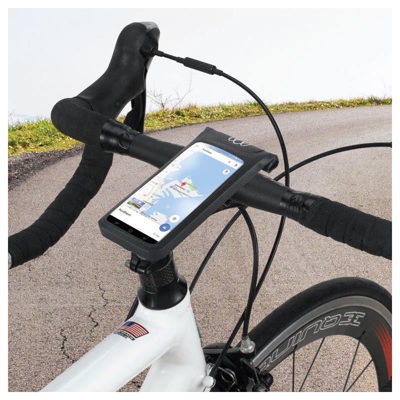 Compact Crossbar mount &amp; TiGRA U Pouch Universal Phone Holder (sku 45556)