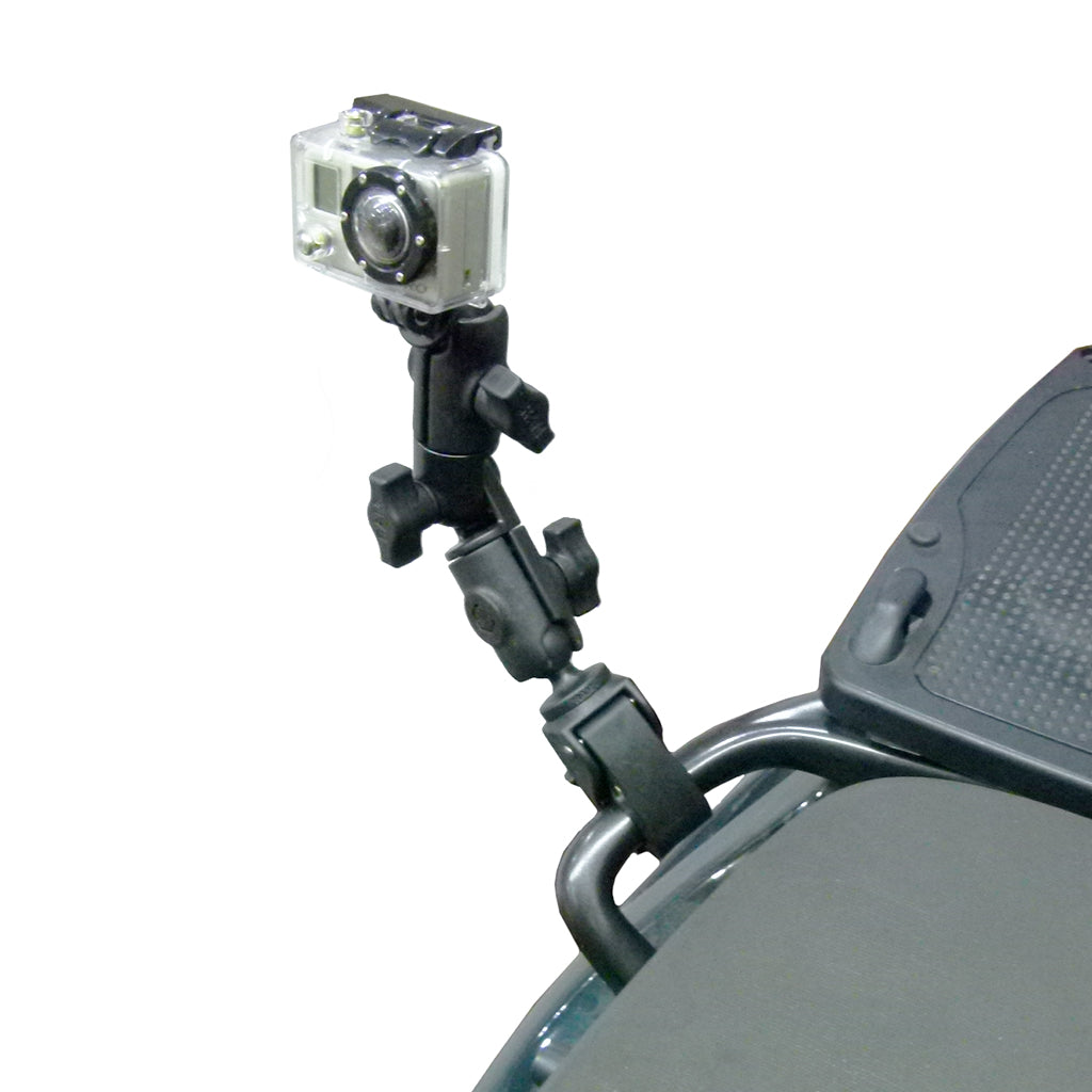 Tough-Claw Handlebar Mount with Double Socket Swivel Arm for GoPro Hero Camera (sku 30617)