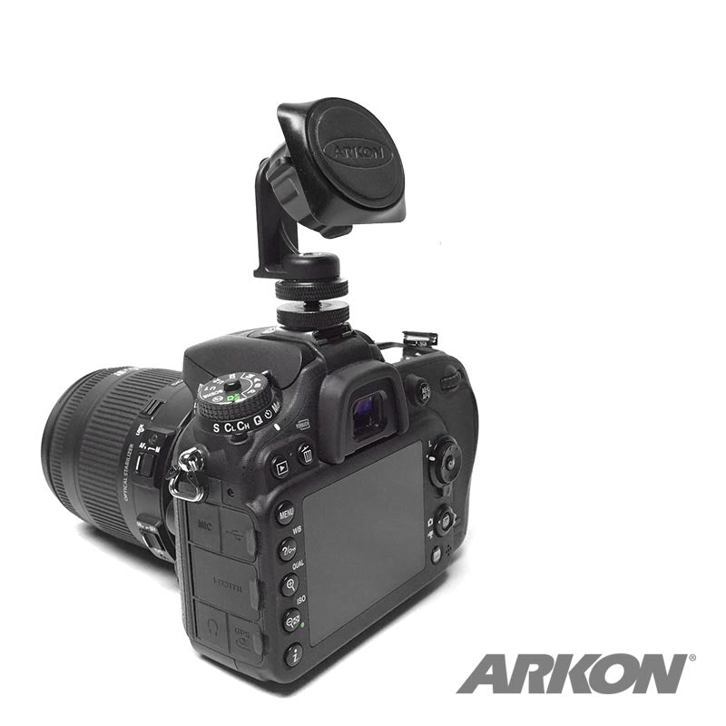ARKON TW Broadcaster Camera Hot Shoe Magnetic Phone Mount for iPhone 6S, 6 Plus, 6S, 6, 5S, 5, Galaxy Note 5, 4 MAGHOTSHOE (sku 34436)