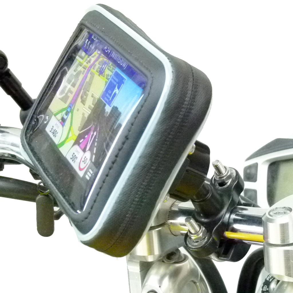 Waterproof Metal U-Bolt Motorcycle Mount for Garmin Nuvi 2519 2519LM 2519LMT (sku 31113)