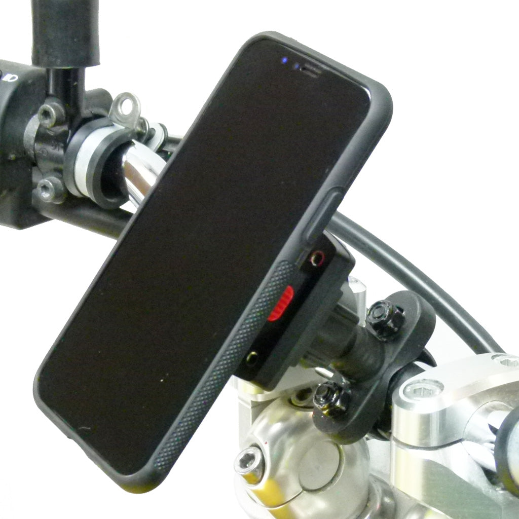 TiGRA MountCase for iPhone X &amp; Metal U Bolt Handlebar Mount Bundle (sku 41012)