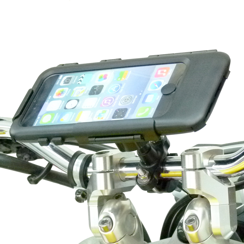 Waterproof iPhone 5 Metal U-Bolt Tough Case Motorcycle Bike Mount (SKU 16201)