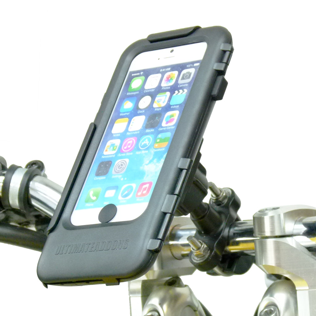Waterproof iPhone 5 Metal U-Bolt Tough Case Motorcycle Bike Mount (SKU 31522)