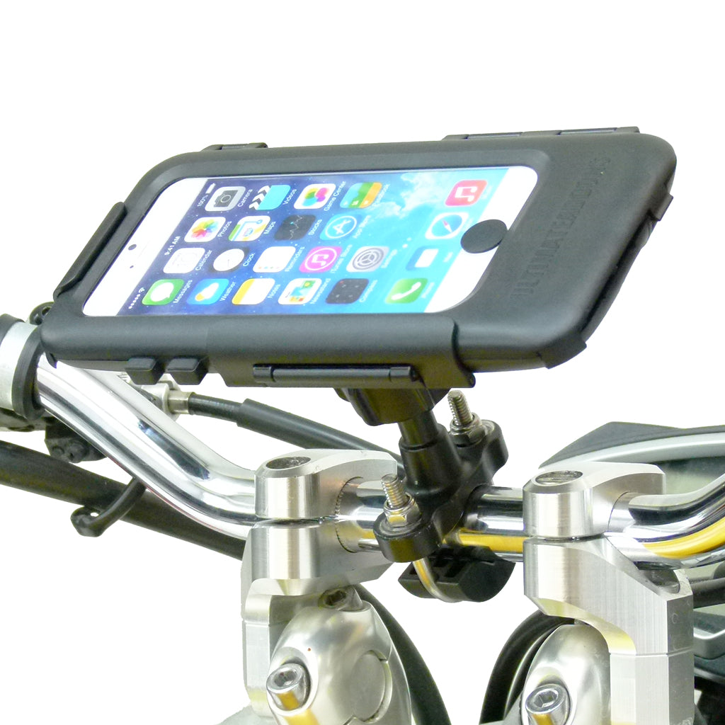 Waterproof iPhone 5 Metal U-Bolt Tough Case Motorcycle Bike Mount (SKU 31522)