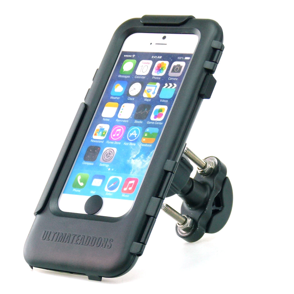 Waterproof iPhone 5 Metal U-Bolt Tough Case Motorcycle Bike Mount (SKU 16201)