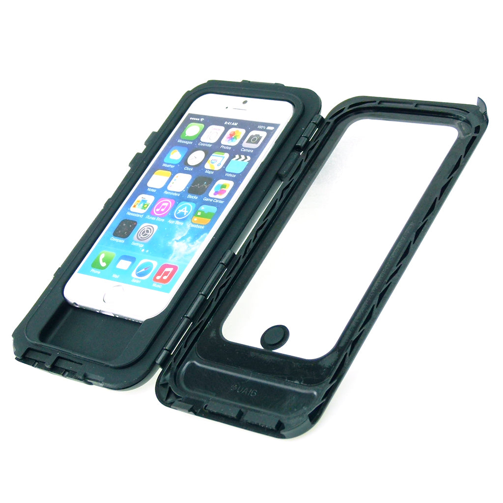IPX5 Waterproof Tough Case for iPhone 6S &amp; Power Adapter fits 3 prong Bike Mounts - Chargers (sku 32198)