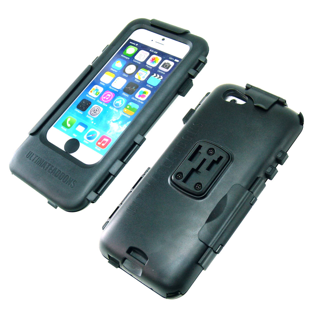 IPX5 Waterproof Tough Case for iPhone 6S &amp; Power Adapter fits 3 prong Bike Mounts - Chargers (sku 32198)