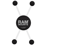 RAM-HOL-UN10-400 Tough-Claw‚Ñ¢ Mount with Universal X-Grip¬Æ Large Phone &amp; Phablet Holder (sku 36483) - BuyBits Ltd UK
