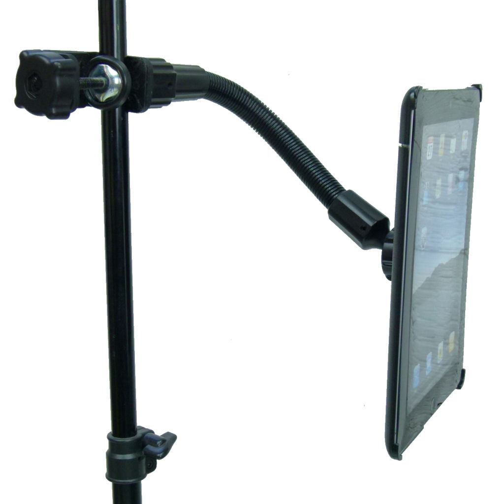 Dedicated Heavy Duty Flexible Music - Mic Stand Holder for iPad 2 (sku 31804)