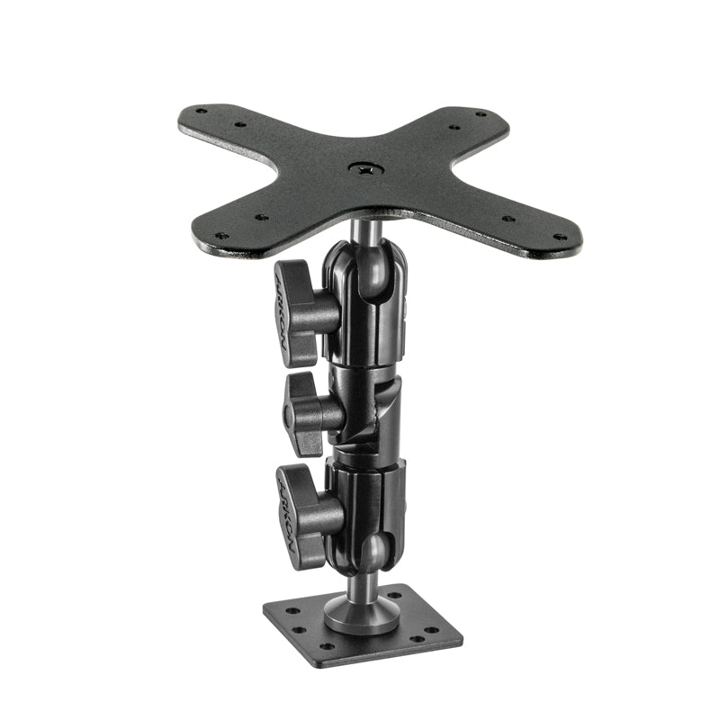 Arkon HD10VESA20 Heavy-Duty Multi-Angle Drill-Base Mounting Pedestal for VESA 75-VESA 100 Compatible Devices (sku 37194)