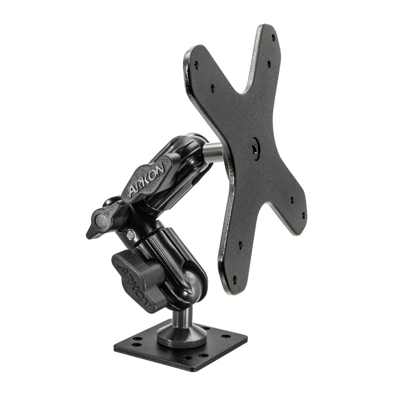 Arkon HD10VESA20 Heavy-Duty Multi-Angle Drill-Base Mounting Pedestal for VESA 75-VESA 100 Compatible Devices (sku 37194)