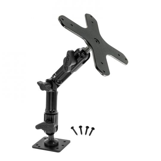 Arkon HD6VESA20 Heavy Duty Multi Angle Drill Base Mounting Pedestal for VESA 75-VESA 100 Compatible Devices (37196)