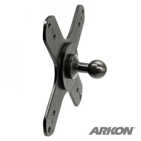 Arkon AP20MMVESA VESA 75 - VESA 100 to 20mm Ball Mount Bracket Adapter (sku 37969)