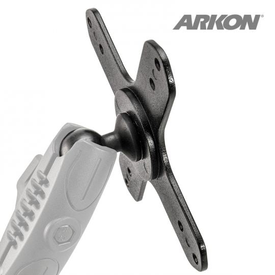 Arkon AP25MMVESA VESA 75 - VESA 100 to 25mm Ball Mount Bracket Adapter (sku 37812)