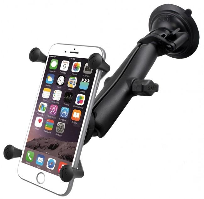 RAM-B-166-C-UN10 Long Twist &amp; Lock Suction Mount &amp; X-Grip® for Samsung Galaxy S10 Lite (sku 50750) - BuyBits Ltd UK