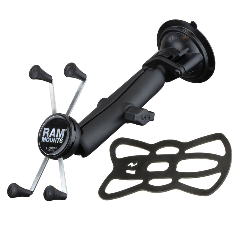 RAM-B-166-C-UN10 Long Twist &amp; Lock Suction Mount &amp; X-Grip® for iPhone 7 Plus (sku 35562)