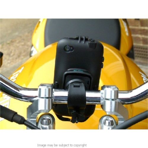 Waterproof Motorcycle BMW Socket Powered Handlebar Phone Mount Kit for iPhone 4S