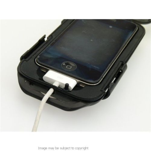Waterproof Motorcycle BMW Socket Powered Handlebar Phone Mount Kit for iPhone 4S
