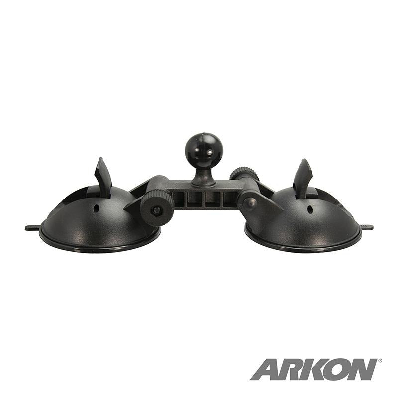 Arkon SPRM2X80B Double 80mm Windshield Suction Pedestal with 25mm Ball - BULK (sku 50225) - BuyBits Ltd UK