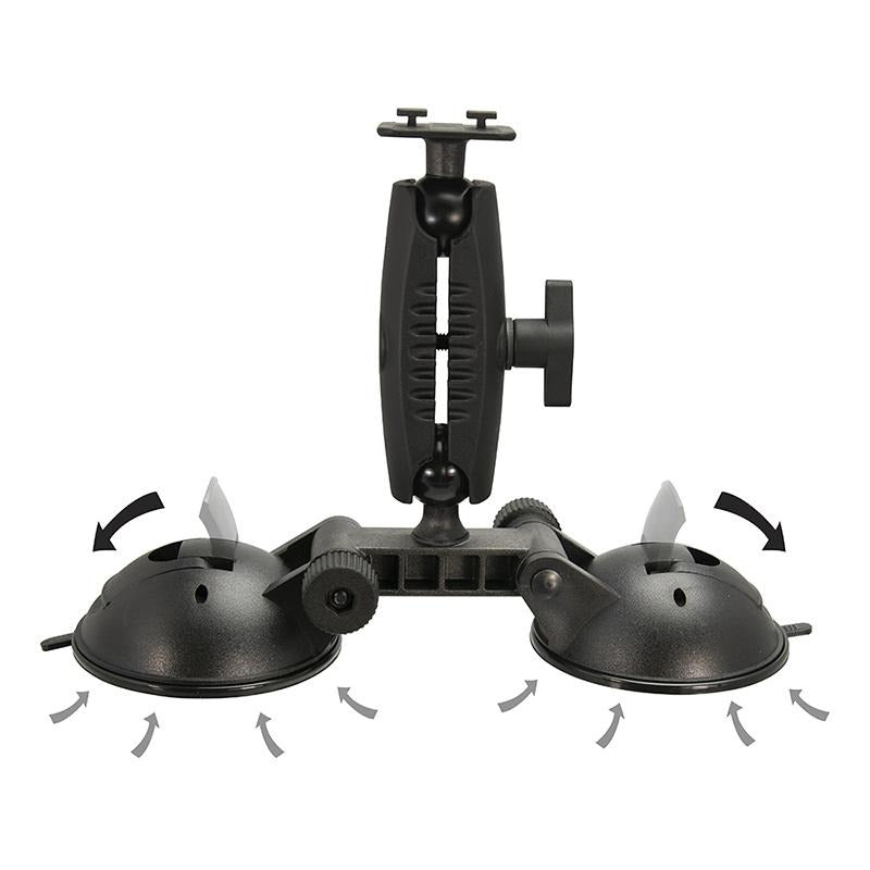 Arkon RM2X802T Robust Double Windshield Suction Mount ‚Äì Dual-T Compatible (sku 50235) - BuyBits Ltd UK