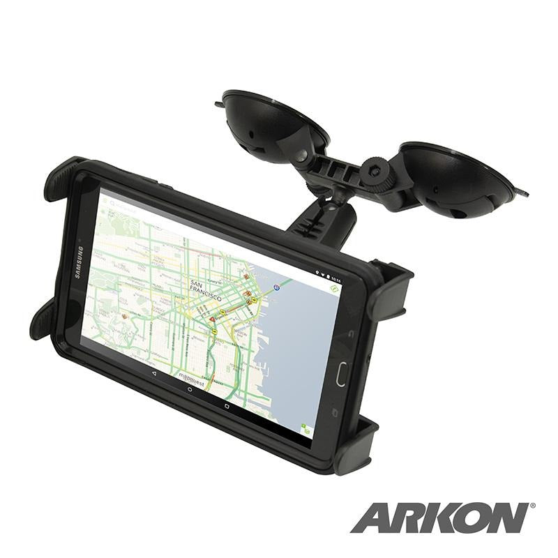 Arkon TABRM2X80 Double Windshield Suction Tablet Mount for Apple iPad Air, iPad Pro, iPad Galaxy Tablets (sku 50237) - BuyBits Ltd UK