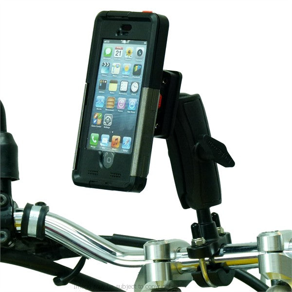 TiGRA ArmorGuard Case &amp; Extended U Bolt Motorcycle Bike Handlebar Mount for iPhone 5S (sku 20260)