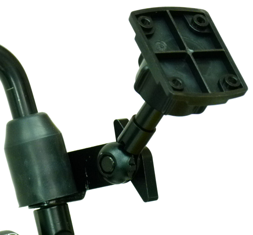 Motorcycle Mirror M8 M10 Hole Attachment Mount with AMPS Adapter for TomTom Rider 410 (sku 34712)