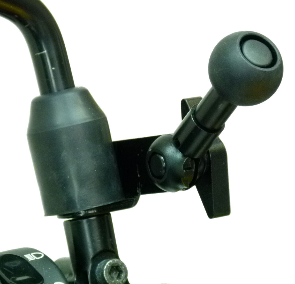 Motorcycle Mirror M8 M10 Hole Attachment Mount with AMPS Adapter for TomTom Rider 410 (sku 34712)