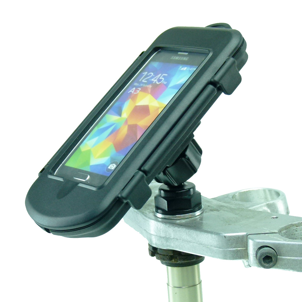 Yoke 20 Motorcycle Mount with Waterproof Case for Samsung Galaxy A3 (sku 30378)