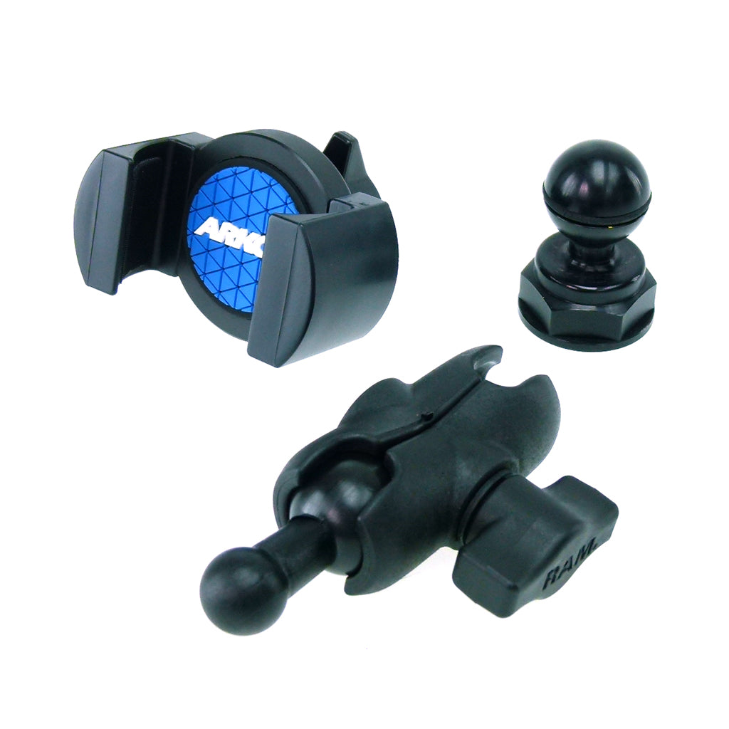 Yoke 40 Yoke Cap - Nut Mount &amp; RoadVise Phone Holder fits Yamaha FJR 1300 series (sku 34800)